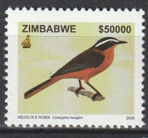 Zimbabwe 2005, Postfris MNH, Birds (high Value) - Zimbabwe (1980-...)