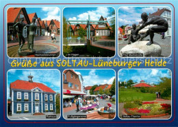 73226817 Soltau Hagen Hochzeitsbrunne Therme Rathaus FGZ Marktstrase Skulptur So - Soltau