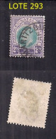 COLONIE BRETAGNE NATAL Yv 67 2s UTILISÉ VIOLET - Natal (1857-1909)