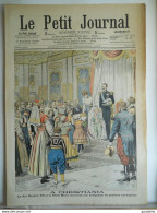 Le Petit Journal N°786 – 10 Décembre 1905 – A Christiania : Le Roi Haakon VII Et La Reine Maud Norvège – Garde-chasse - Le Petit Journal