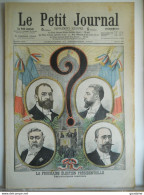 Le Petit Journal N°787 – 17 Décembre 1905 –candidats Bourgeois, Doumer, Fallières, Rouvier – Russie Service Des Postes - Le Petit Journal