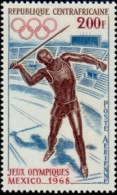 Republique Centrafricaine -  Lancer Du Javelot - Jeux Olympiques Mexico 1968 - Ete 1968: Mexico