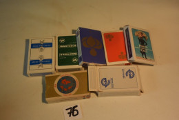 C76 Ensemble De 7 Jeux De Cartes Vintage - Other & Unclassified