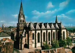 73226466 Friedberg Hessen Stadtkirche UL Frau Suedseite Friedberg Hessen - Friedberg