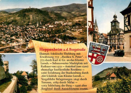 73226401 Heppenheim Bergstrasse Panorama Rathaus Burg Heppenheim Bergstrasse - Heppenheim