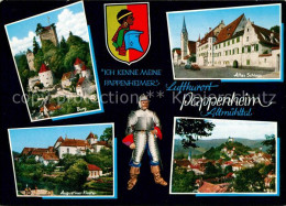 73226297 Pappenheim Mittelfranken Burg Altes Schloss Augustiner Kloster Stadtpan - Pappenheim