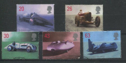 STAMPS - 1998 LAND SPEED RECORDS SET VFU - Used Stamps