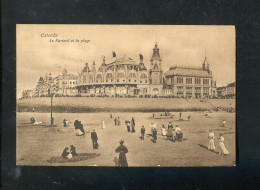 "BELGIEN" 1915, AK "OSTENDE, Le Kursaal Et La Plage" (R0029) - Oostende