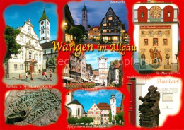 73225849 Wangen Allgaeu Rathaus Und St Martins Kirche Frauentor St Martins Tor P - Wangen I. Allg.