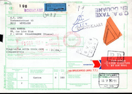 Belgio (1990) - Bollettino Pacchi Per La Francia - Briefe U. Dokumente