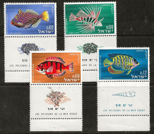 Israël 1963 N°Y.T. ;  242 à 245 ** - Unused Stamps (with Tabs)