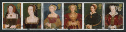 STAMPS - 1997 HENRY VIII - STRIP OF 6 WIVES VFU - Used Stamps