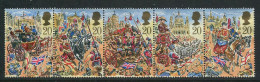 STAMPS - 1989 LORD MAYOR'S SHOW - STRIP OF 5 VFU - Used Stamps