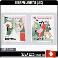 C2599# Suiza 2022. Serie Pro Juventud (MNH) MI#2829-2830 - Ungebraucht