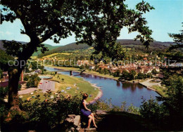 73225524 Bad Karlshafen Panorama Blick Von Der Deichmannsgrotte Bad Karlshafen - Bad Karlshafen