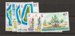 1978 MNH Tuvalu Mi 72-78 - Tuvalu (fr. Elliceinseln)