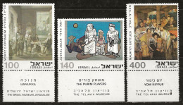 Israël 1975 N°Y.T. ;  577 à 579 ** - Nuovi (con Tab)