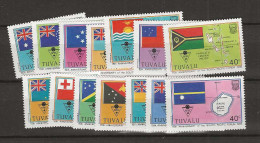 1986 MNH Tuvalu Mi 387-400 - Tuvalu