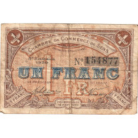 France, Sens, 1 Franc, 1920, Chambre De Commerce, TB, Pirot:118-4 - Chamber Of Commerce