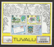 1980 MNH Tuvalu Mi Block 4 - Tuvalu (fr. Elliceinseln)