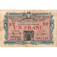 France, Toulon, 1 Franc, 1919, Chambre De Commerce, TB, Pirot:121-4 - Chamber Of Commerce