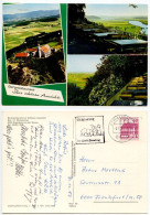 Germany, West 1987 Postcard Bogenberg An Der Donau - Bergrestaurant Zur Schönen Aussicht; Straubing Slogan Cancel - Straubing