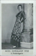 Bh26 Figurina Card Cpsm STAR Donne Piu' Belle Miss Germany Germania 1932 - Autres & Non Classés