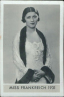 Bh56 Figurina Card Cpsm STAR Donne Piu' Belle Miss Francia Frankreich 1931 - Autres & Non Classés