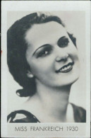 Bh58 Figurina Card Cpsm STAR Donne Piu' Belle Miss Francia Frankreich 1930 - Autres & Non Classés