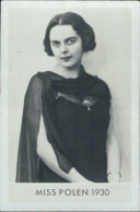 Bh60 Figurina Card Cpsm STAR Donne Piu' Belle Miss Polonia Polen 1930 - Autres & Non Classés