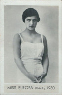 Bh83 Figurina Card Cpsm STAR Donne Piu' Belle Miss Europa Grecia Griegh1930 - Autres & Non Classés