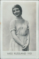 Bh89 Figurina Card Cpsm STAR Donne Piu' Belle Miss Russia Russland 1931 - Autres & Non Classés