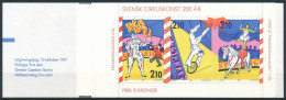 H.379 Booklet ** MNH / Circus In Sweden 200 Years Anniversary, Clowns, Tightrope Artist, Horse Dressage - Cirque