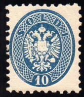 * Lombardo Veneto 1864 10 Soldi Azzurro Sassone N 44 (200) - Lombardije-Venetië