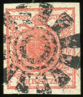 Us 1850 - Austria / Lombardo Veneto - 15 Kreuzer Rosso Usato Nei Territori Italiani - Lombardy-Venetia