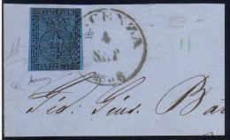 Fr Parma - 1852 Frammento Di Lettera N 5b Greca Larga - Parme