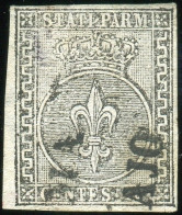 Us 1852 Parma - 10 Centesimi Bianco (2) Usato (325) - Parme