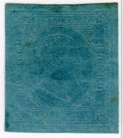 * SARDEGNA 1853  20 Cent Azzurro Nuovo Con Gomma Cert. Ferrario (50000) - Sardinië