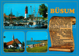 73223308 Buesum Nordseebad Leuchtturm Kirche Strand Buesum Nordseebad - Büsum