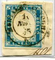 Fr 1855 - “IV Emiss. Sardegna” C.20 Cobalto (15) Raro Uso Mese Di Novembre 55, Diena-Cardillo & Cert. Viesti - Sardinien