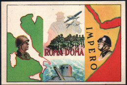 Cart  Cartolina - Militare - Roma Doma Impero, A.T.E.N.A - Roma, Non Viaggiata, Ottime Condizioni (19) - Postage Due