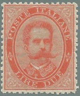 Us 1879 Regno - Sassone N 43 Integro Ben Centrato - Nuovi