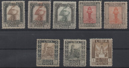 ** 1926 - Libia - Pittorica (58/65) 8 Valori, Gomma Integra, Cert. Sottoriva (12.500) - Libya