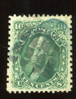 Us 1861 - 10 Cent George Whashington Yellow Green (68) Ottima Centratura XF-S95 Wide Jumbo Margin (2.500) - 095: Extremely Fine - Superb