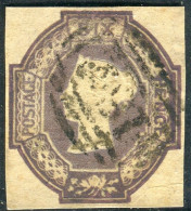 Us 1847-54 - "Gran Bretagna" Stanley Gibbons (61) Embossed Six Pence Violet Die 2 (£4.000) - Oblitérés