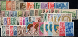 ** 1931/1955 - Vaticano - Lotto - Primo Periodo Gomma Integra Solo Posta Ordinaria (1.047) - Unused Stamps