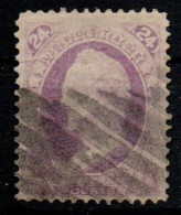 Us 1870 - Stati Uniti Superb Centering Whitout Grill (Scott 153) 24 Cent Used Winfield  ($ 400) - Used Stamps