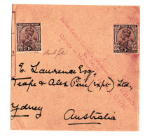 Ltr 1925 Crociera Roma-australia-giappone Roma Pilota De Pinedo Cert. Fabris - Storia Postale (Posta Aerea)