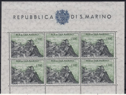 ** San Marino Foglietto Veduta N 18 Gomma Integra - Blocks & Sheetlets