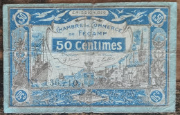 Billet 50 Centimes Chambre De Commerce De FECAMP 1920 - Nécessité - N°136710 - Chambre De Commerce